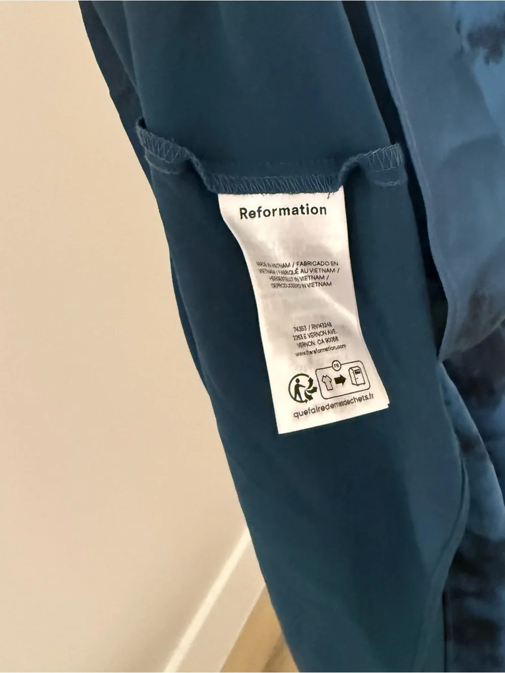 NWT Reformation Ciana Satin Dress - Picture 7 of 8
